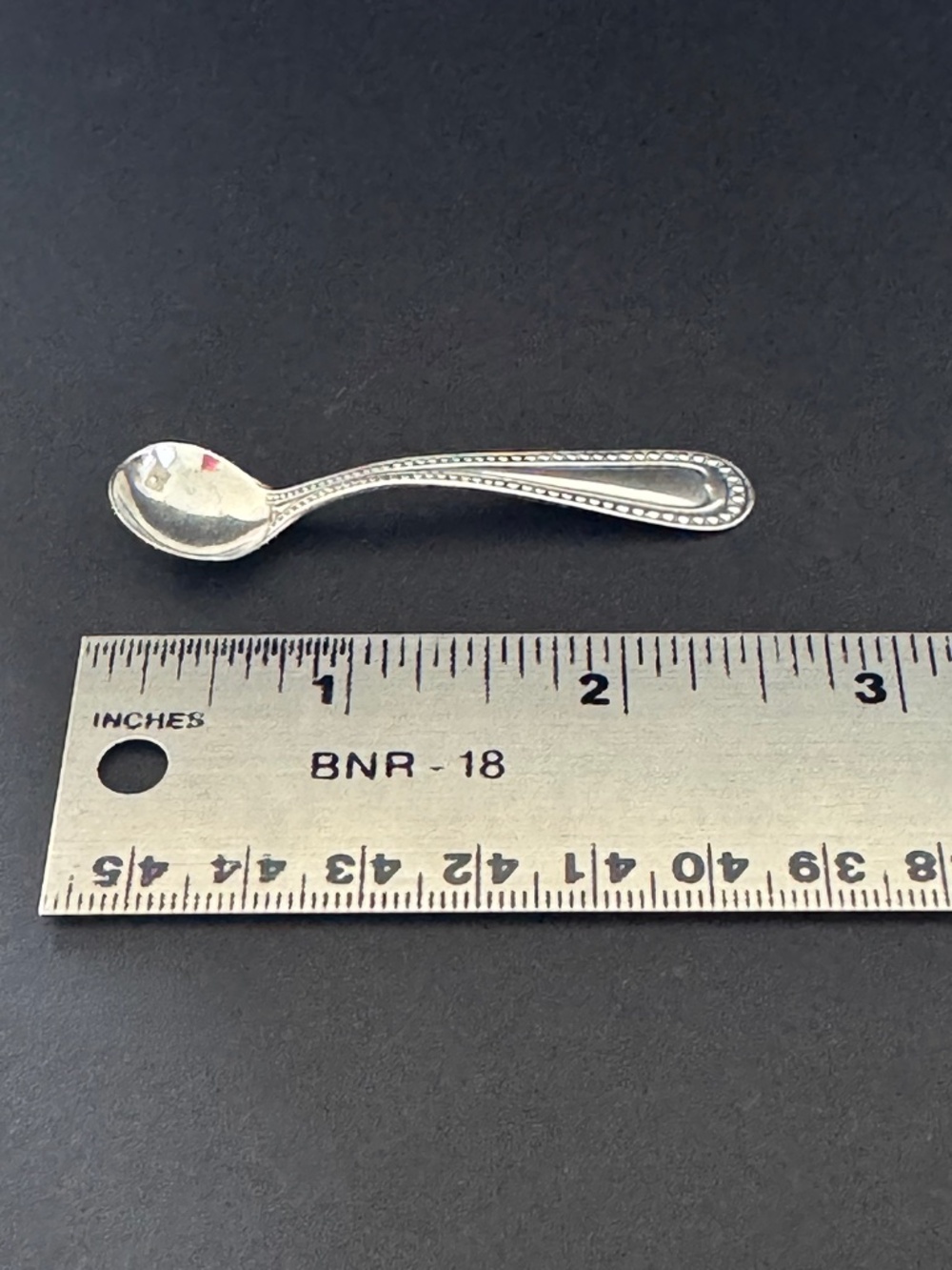 Vintage Sterling Silver Salt Spoon